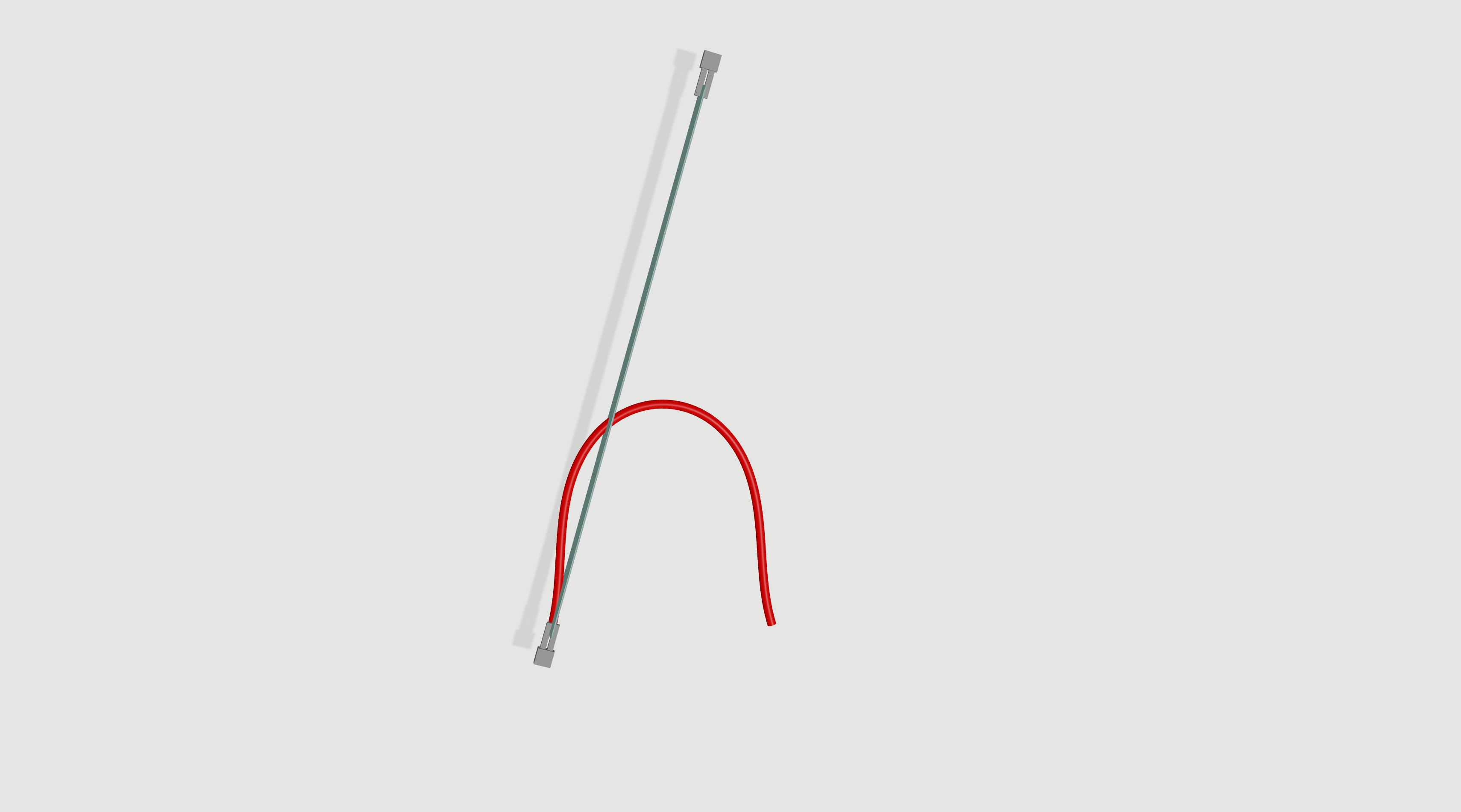 Ribbon shape control: U